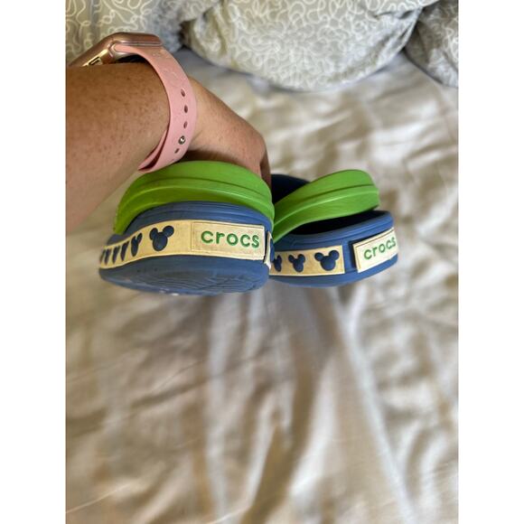 Crocs Blue green mickey size 1 - Picture 4 of 4